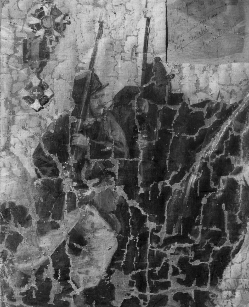 Soldati - Museo Statale, Arezzo, dettaglio